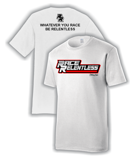 Race Relentless White Team Shirt