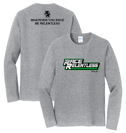 Race Relentless Team Gray Long Sleeve Shirt