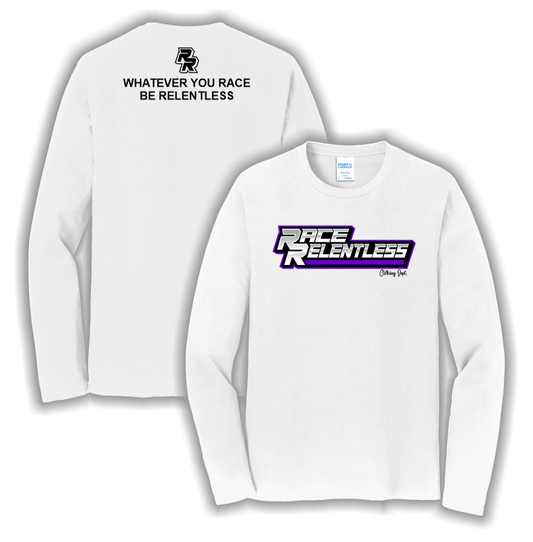 Race Relentless Team White Long Sleeve Shirt